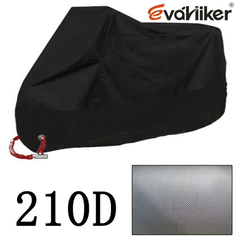 

210D High Quality Waterproof Outdoor Motorcycle Moto Cover Electric Bicycle Covers Motor Rain Coat Dust Suitable for All Motors