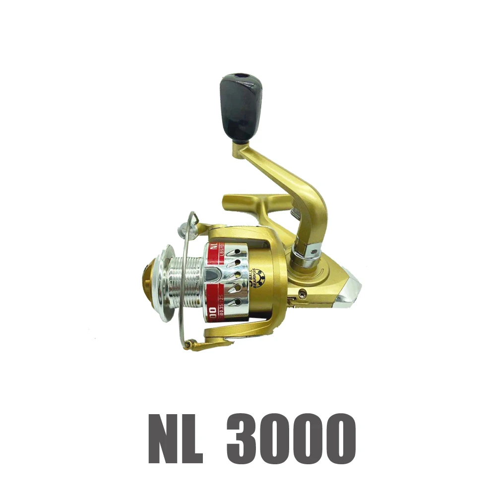 Fishing Spinning Reel Spool 5:1:1 5 Bearings Carp Fishing Reel NL3000 Line Cup Sea Tackle Fishing