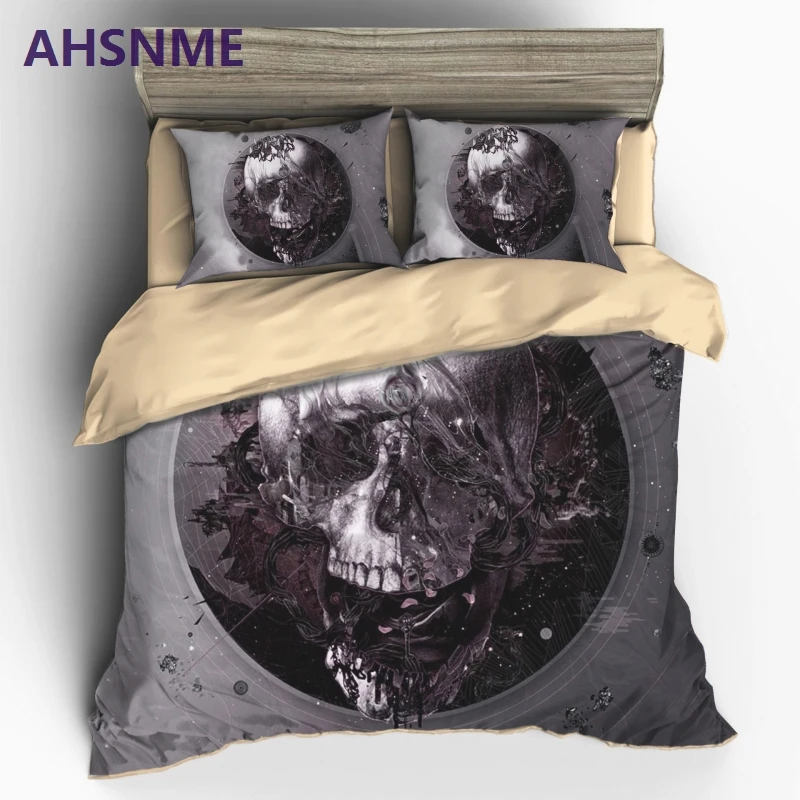 AHSNME Alien Invasion Colonial Base UFO Bedding United States Australia Europe King Queen Size cover Set high quality bed sets n