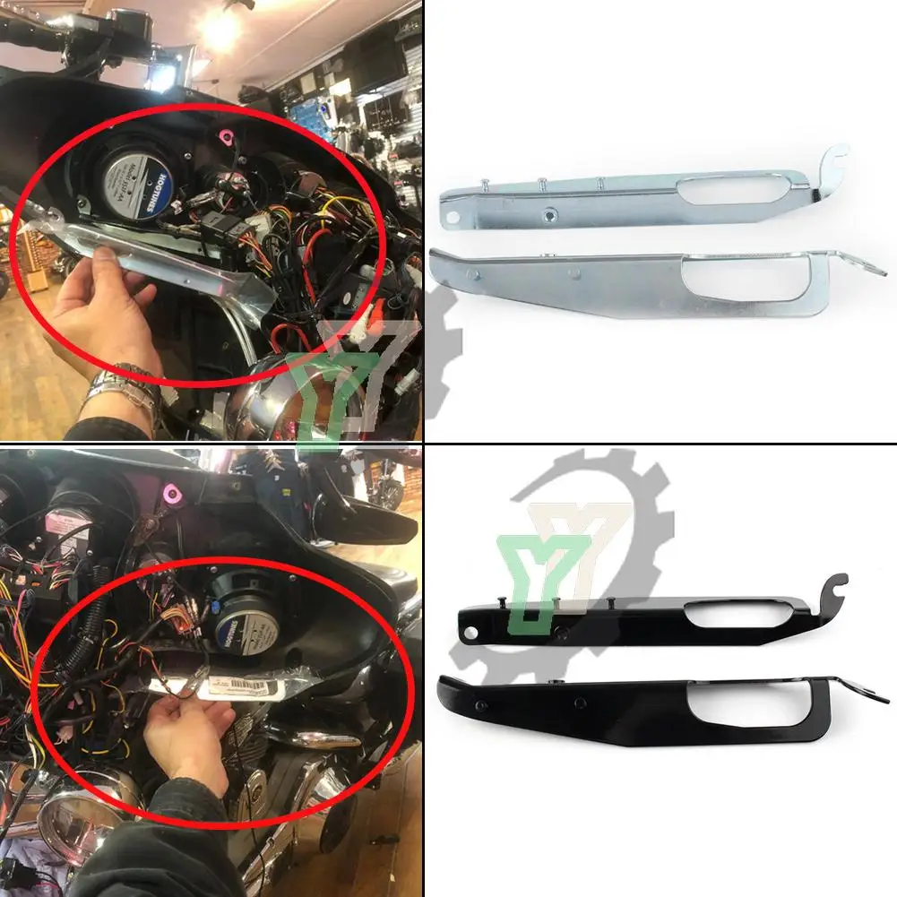 

Motorcycle Duty Inner Fairing Support Bracket Plated For Harley Touring Electra Glide Street Glide Tri Glide FLHT FLHX 1996-2013