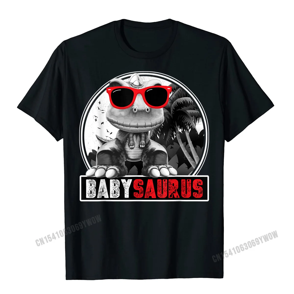 Babysaurus Kid T Rex Saurus Matching Family T-Shirt Printingparty Tops Tees Harajuku Cotton Men T Shirts