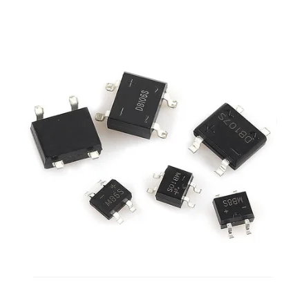 SOP-4 Diode Bridge Rectifier SMD  50pcs/lot MB6S MB10S MB6F MB10F SOP-4 Bridge Rectifier