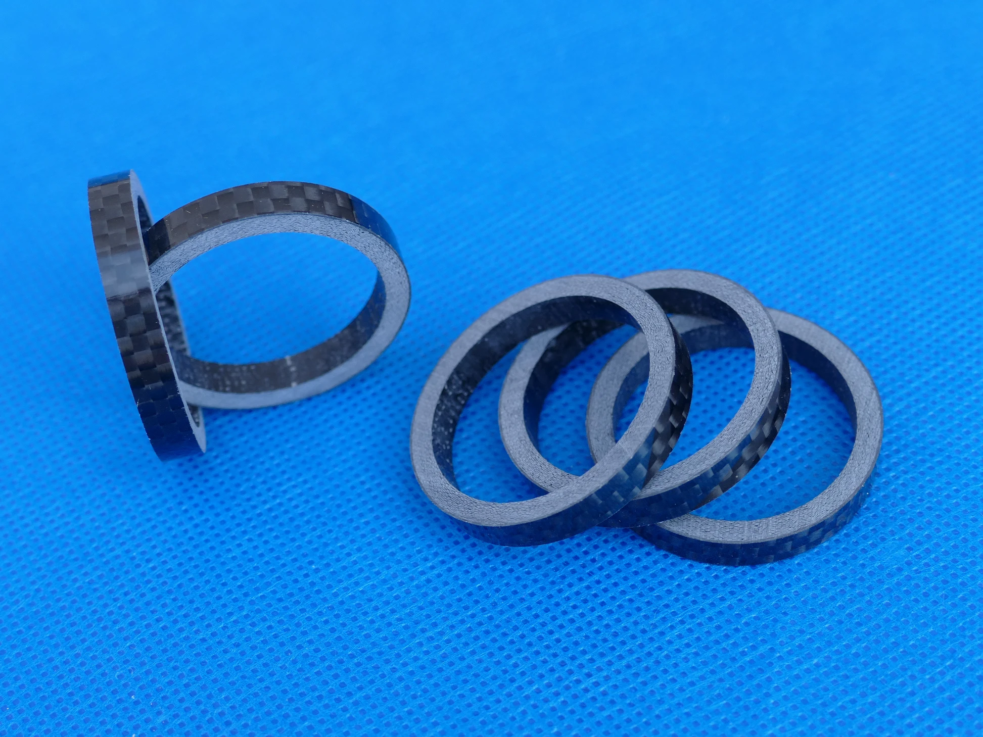 Brand New Full Carbon Bike Bicycle Cycling MTB Road Headset Spacer 3mm , 5mm , 10mm  , 15mm , 20mm Available  Including 5 pcs