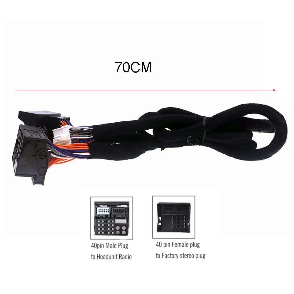 Car DSP Amplifier Wiring Harness Special-Tail Line Socket Cable for Volkswagen Passat Skoda Porsche Audi BMW MINI COOPER