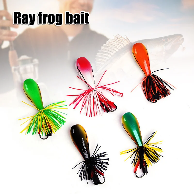 1 Pcs Fishing Lure Jumping Frog 5.5cm Handmade Lure For Outdoor Fishing Блесна Для Рыбалки Воблеры Для Рыбалки Воблеры На Щуку