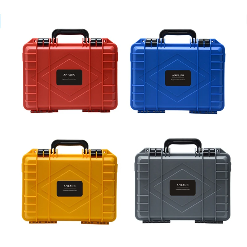 1PC 520x340x173mm Safety Case ABS Plastic Tool Box Outdoor Dry Box Sealed Equipment Storage Outdoor Tool Container No Foam