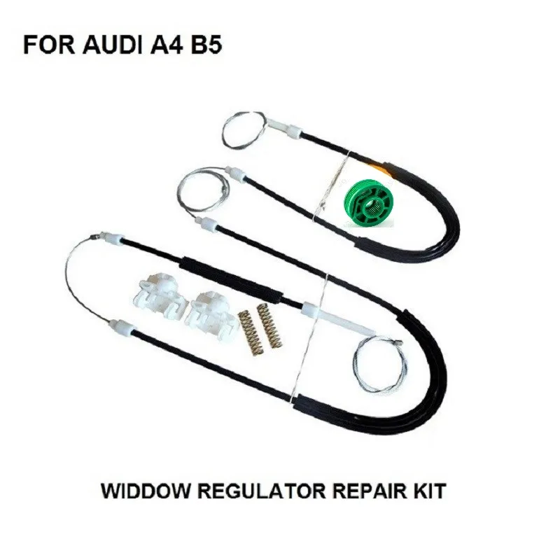 FREE SHIPPING OE#8D0837461 CAR PARTS FOR AUDI A4 B5 WINDOW REGULATOR REPAIR KIT FRONT LEFT 1994-2001 NEW