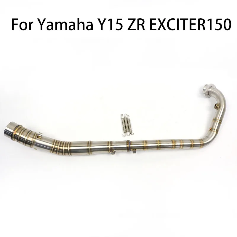 Pro yamaha Y15 Y15ZR EXCITER150 motocykl výfukového přední dýmka tlumič výfuku prostřední objímka obvázat dýmka nerez ocel kolíček na