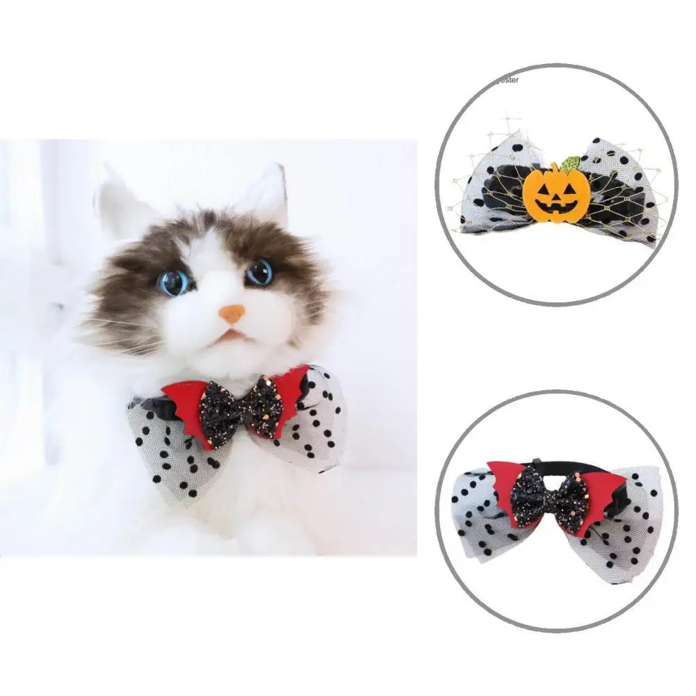 Anti-choke Adjustable Kitten Dogs Festival Decorative Collar for Taking Photo