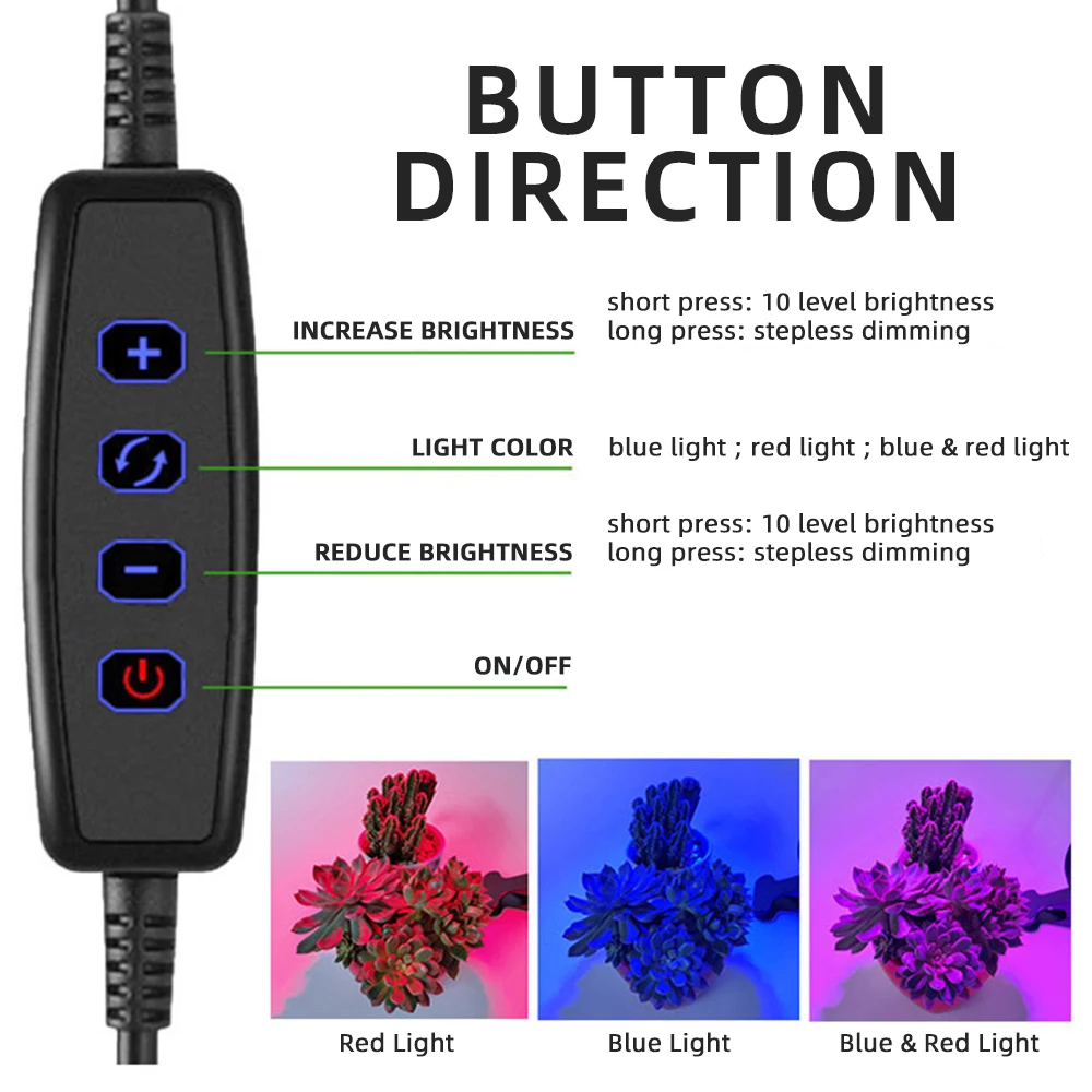 "Lâmpada de crescimento da planta,