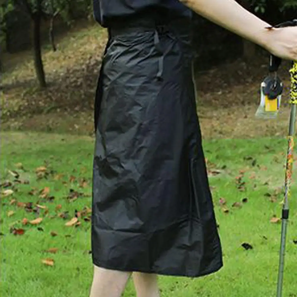 White Sky Blue Black Rain Skirt Nylon Fastener Type Design Accessory Ultra Light Thin Rain Skirt for Camping Hiking