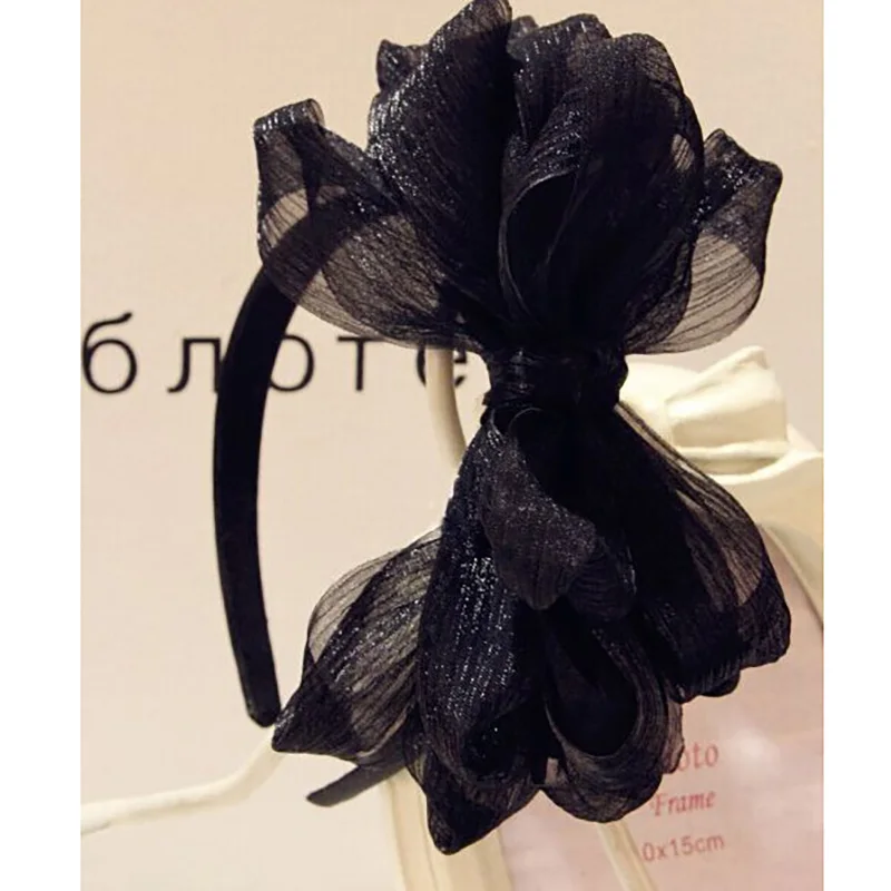 8 cali duża kokardka Freeshipping moda elegancka fascinator koronkowa, jedwabna suknia ślubna brytyjski styl królewski węzeł butik do kokardki do włosów