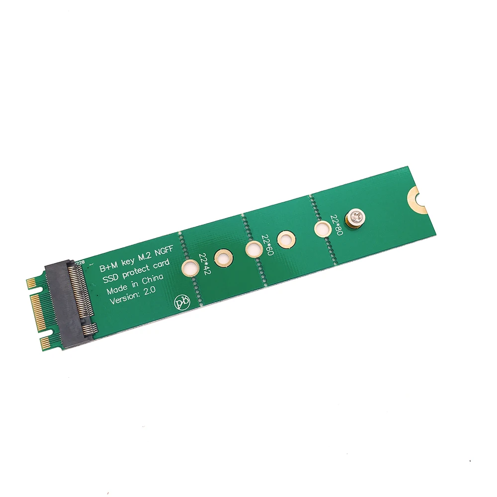 M.2 SSD Key B Interface Test Protection Card B+M Key NGFF Male To Female Slot Extension Board Transfer Expansion Adapter Card