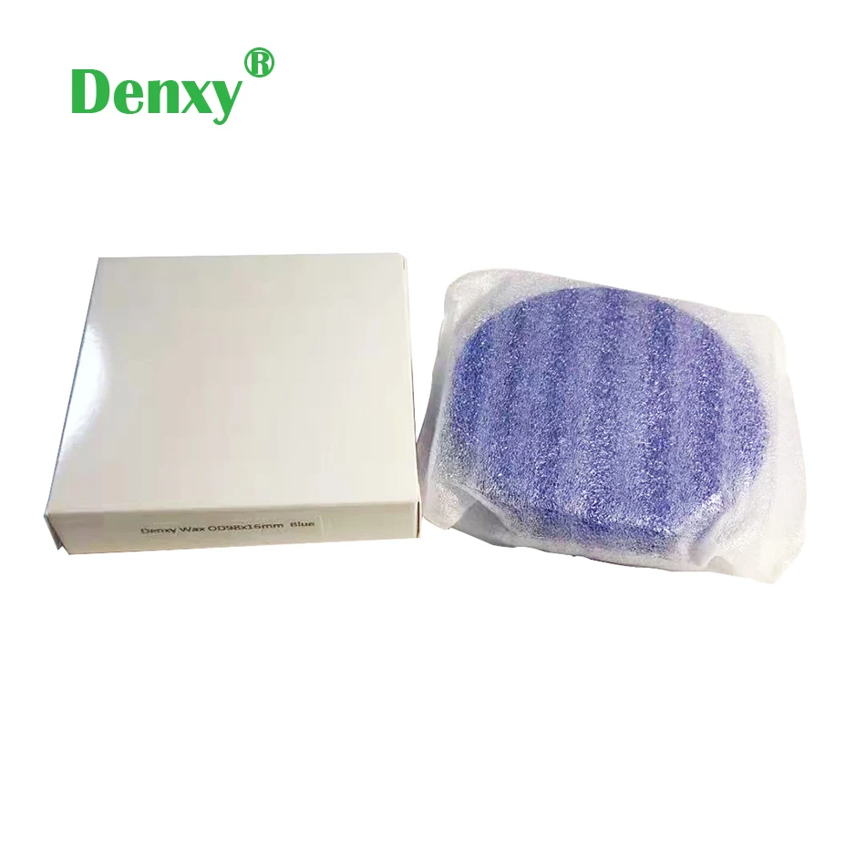 Dental Wax Block 5pcs High-Quality Dental Lab Material Open CAD/CAM Blue Wax Block Dental Discs Denture Materials