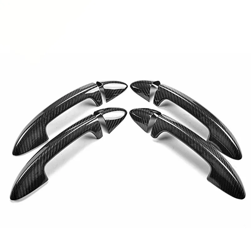 

Chrome Carbon Fiber Car Door Handle Cover Trim For VW PASSAT B6 3C 2006 -2011 Passat CC 2009-2012 Car styling Accessories