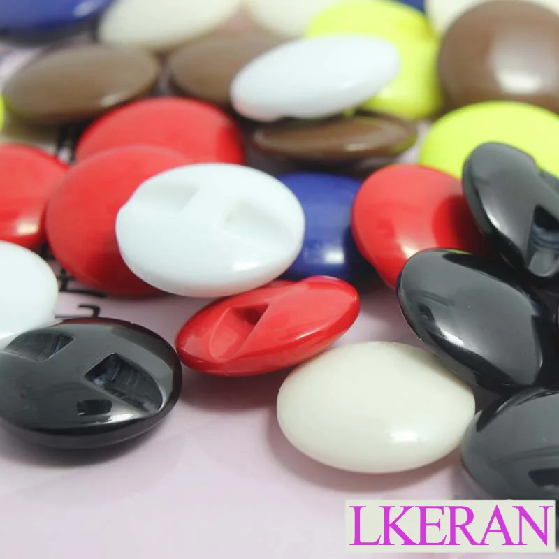 Boutons à pression ronds en plastique blanc/noir, 10 pièces, outils de couture, boutons décoratifs, accessoires pour vêtements de bébé