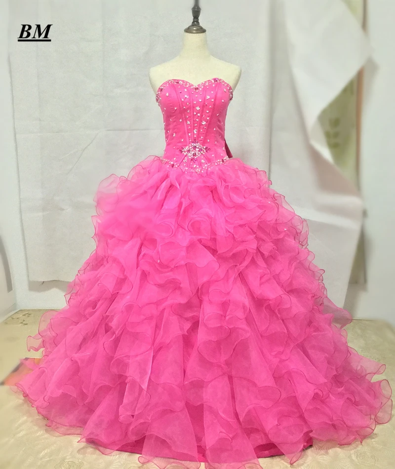 

New Quinceanera Dress 2021 Sweetheart Ball Gown Sweet 16 Dress Beading Prom Party Gown Debutante Vestido De 15 Anos BM192