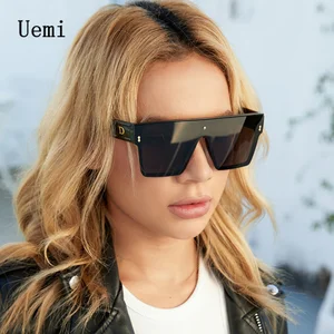 Large square sunglasses with D for men and women, new fashion, luxury brand, wearing sunglasses, UV400, wholesale, 2021 8 Main Sales Replica Wholesale Glasses - №7