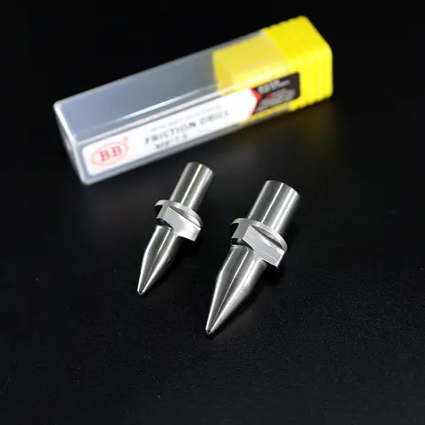 BB 열 마찰 핫멜트 짧은 드릴 비트 솔리드 카바이드 구멍 만들기 도구 M3 M4 M5 M6 M8 M10