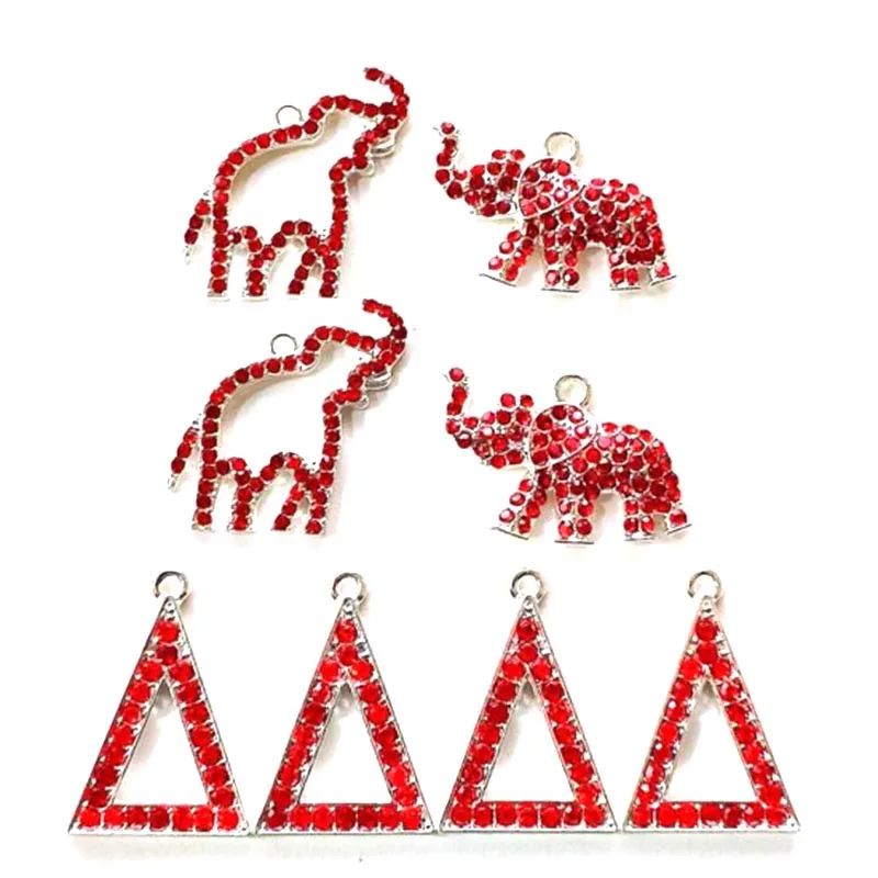 30pcs Mixed elephant charms for women DIY jewelry accessories