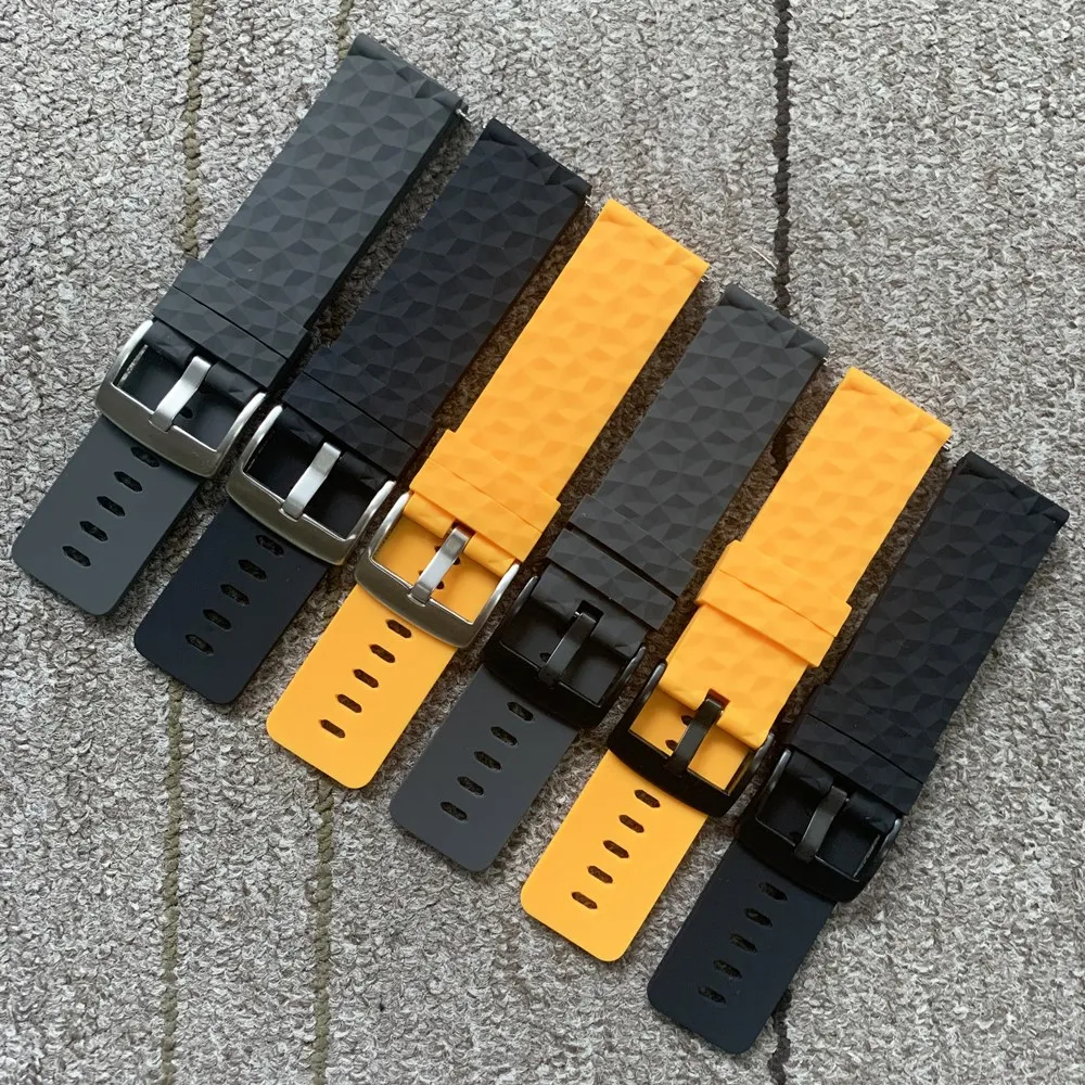 24MM Silicone Watch Strap For Suunto9 Spartan Sport Watch Band Quick Release Suunto 9 Baro Traverse Rubber Watchband