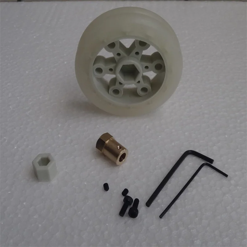 

Robot Tire Hump Tire Rubber Tire Fighting Robot Big Friction for DIY Robot Smart Car Model