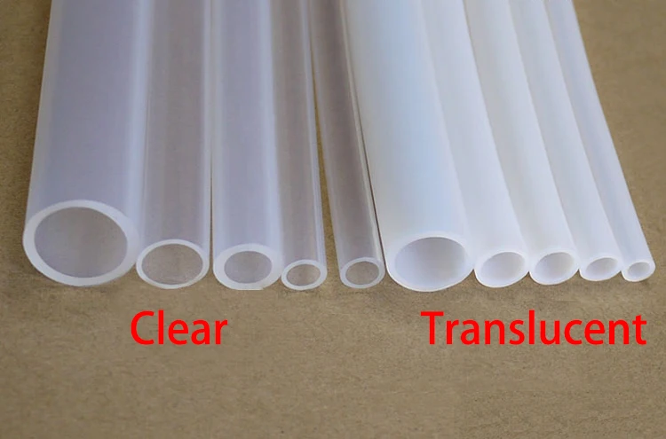 2*3mm 2x3mm 2.5*4mm 2.5x4mm ID*OD Clear Transparent Translucent Insulation Soft FEP F46 Catheter Hose Plastic Pipe PTFE Tube