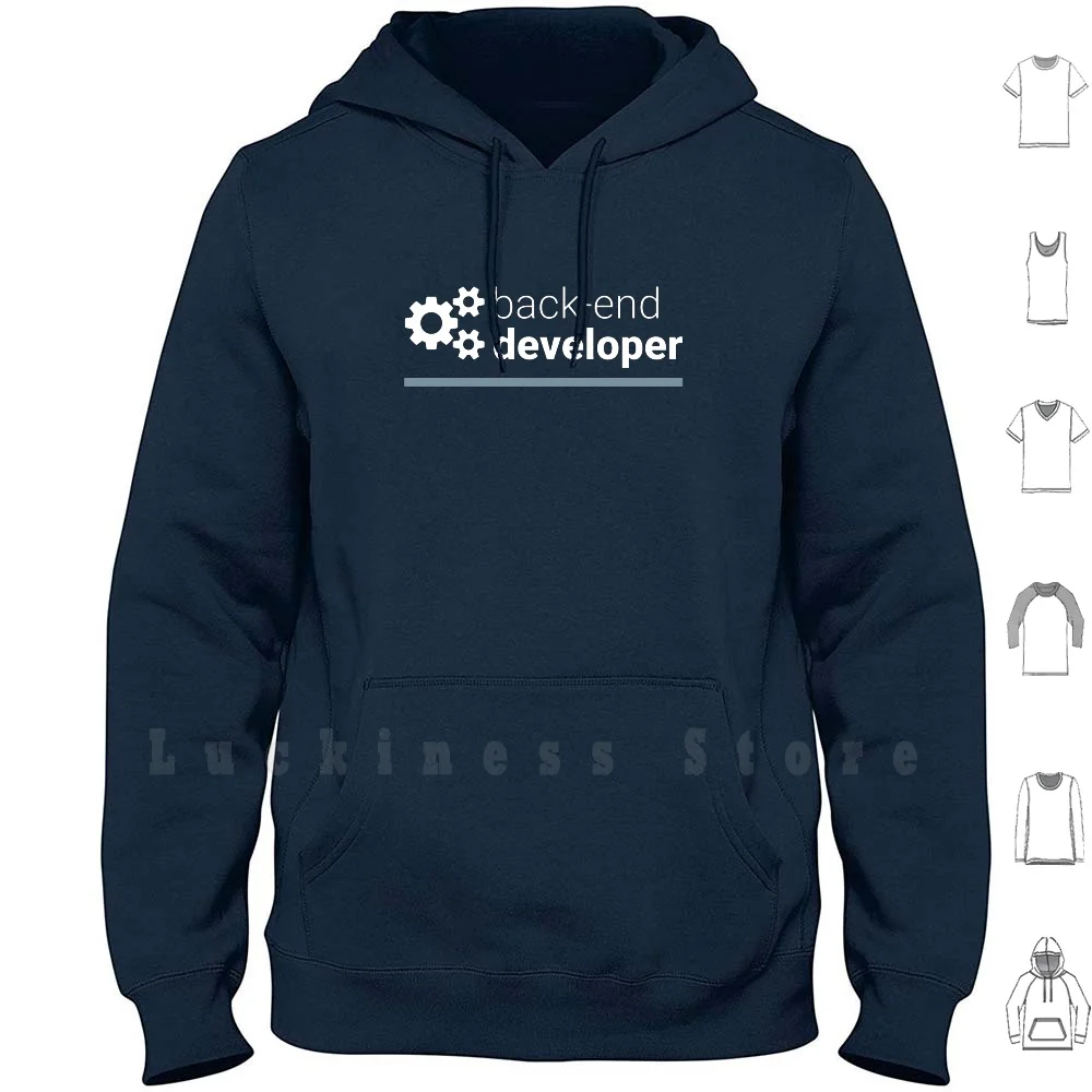 Back - End Developer hoodies long sleeve Back End Backend Programming Programmer Webdeveloper Developer Computerscience