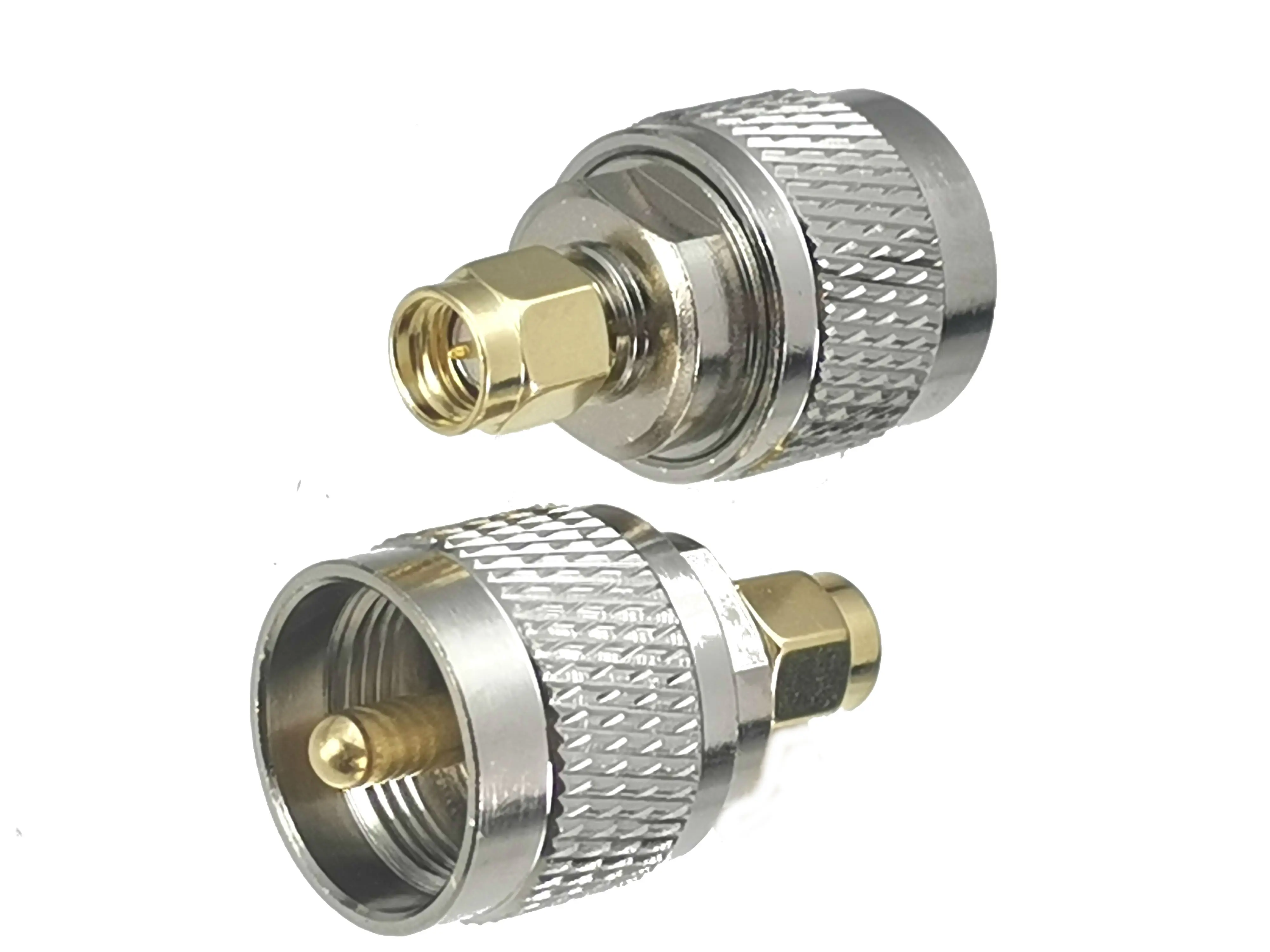 1pcs Connector Adapter SMA to UHF PL259 SO239 Male Plug & Female Jack RF Coaxial Converter Straight New