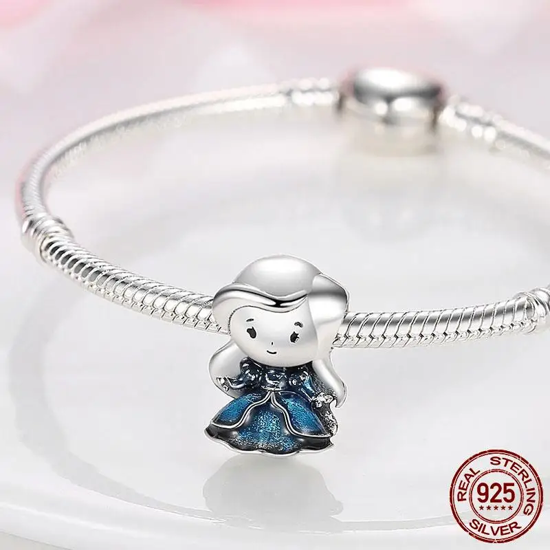 Im Angebot Charms Kleine Mädchen Jungen Anhänger Prinzessin Prinz Hund Katze Perlen Passend für Original-Armband Schmuck Kindergeschenk – Detail 28