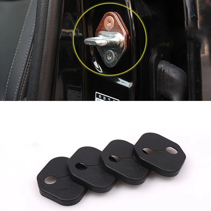 

For Toyota Fortuner 2017 2020 2021 2022 Accessories Car Door Lock Protection Cover Modified Protective Punching Caps