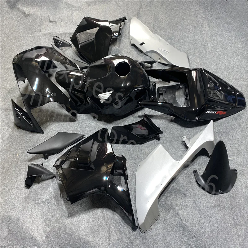 Black  silver fairing  for HONDA CBR600RR 03-04 CBR 600 RR  F5 2003 2004 CBR600 2003-2004 ABS  Injection fairing