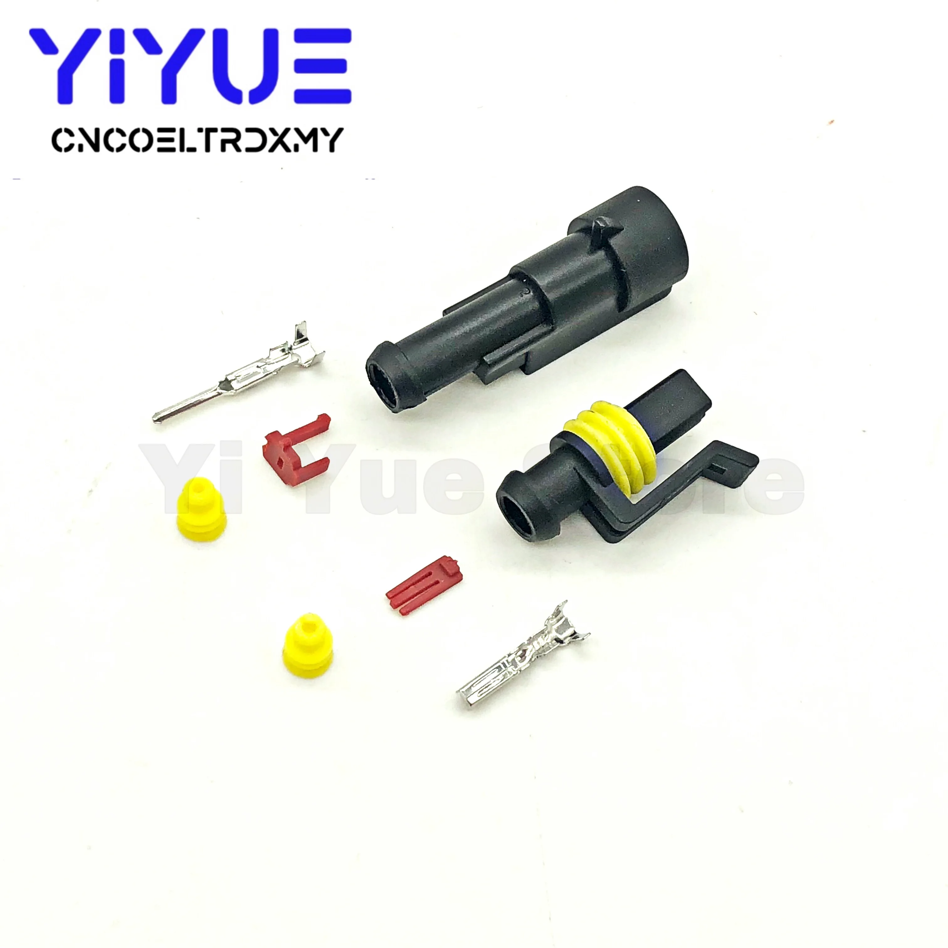 1 set 1/2/3/4/5/6 Pin Way AMP Tyco Super Sealed Automotive Wire Connector Electrical Plug Terminals for Cars