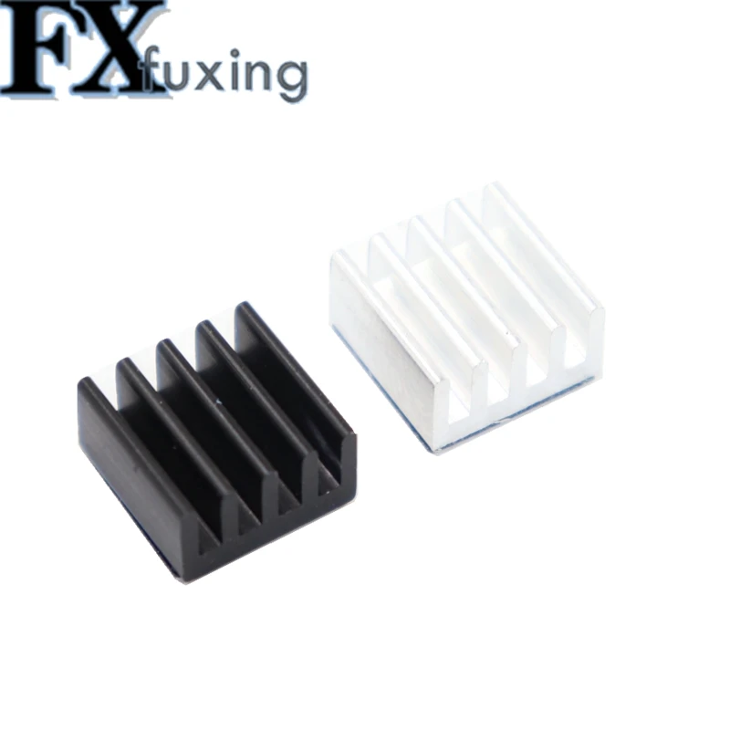 10PCS 9*9*5 8.8*8.8*5 mm Computer Cooler Radiator Aluminum Heatsink Heat sink for Electronic Chip Heat Cooling Pads With 3M Glue