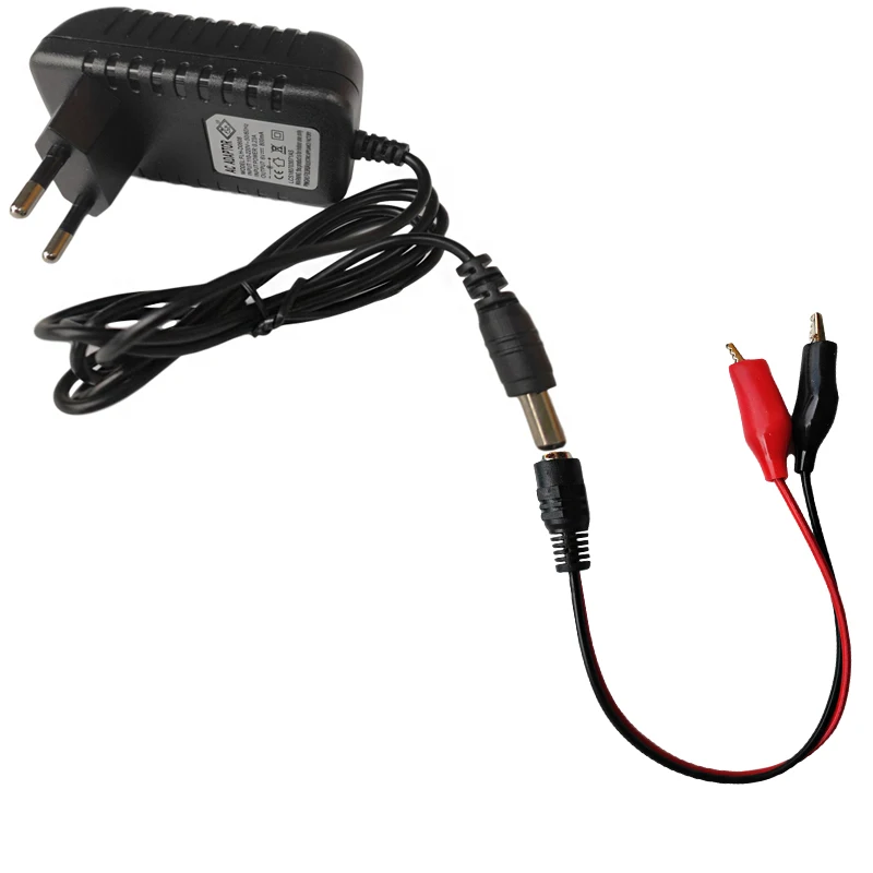 Cargador de coche eléctrico para niños, de 6V dispositivo de carga y 12V con enchufe de EE. UU. Y UE, para coche eléctrico de bebé, motocicleta,