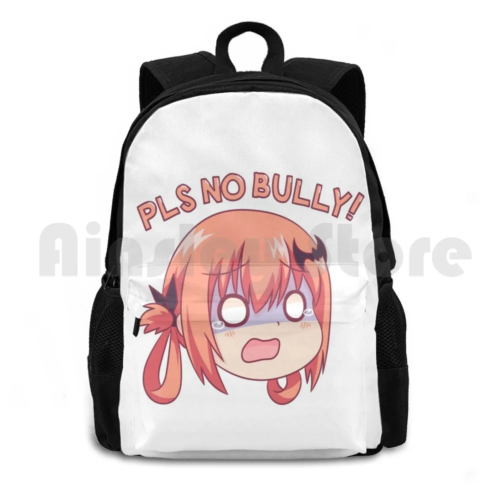 Pls No Bully! Outdoor Hiking Backpack Riding Climbing Sports Bag Pls No Bully Please No Bully Bully Satania Anime Gabriel