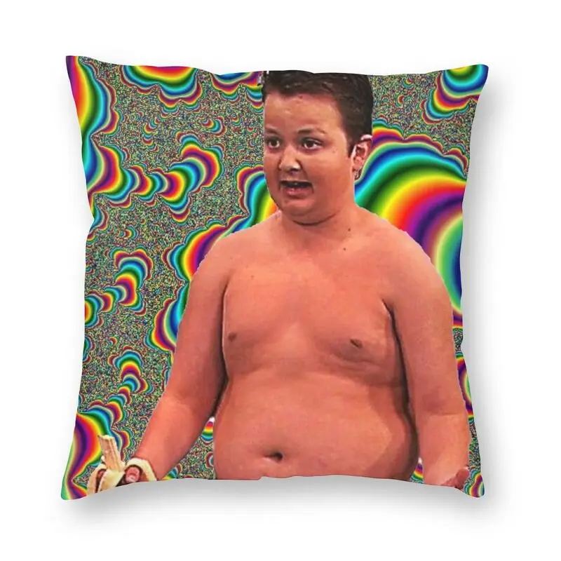 Gibby Meme From Icarly Cushion Cover Printing Noah Munck TV Show Square Throw Pillow Case for Sofa Fashion Pillowcase Decoration