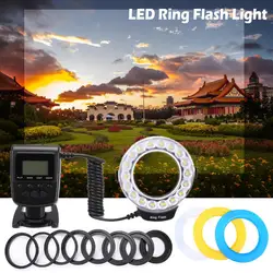 Portable Circular Flashlight Filling Lamp Digital Single Lens Camera Macro Flashing Lamp LED Ring Photography Light Equipment