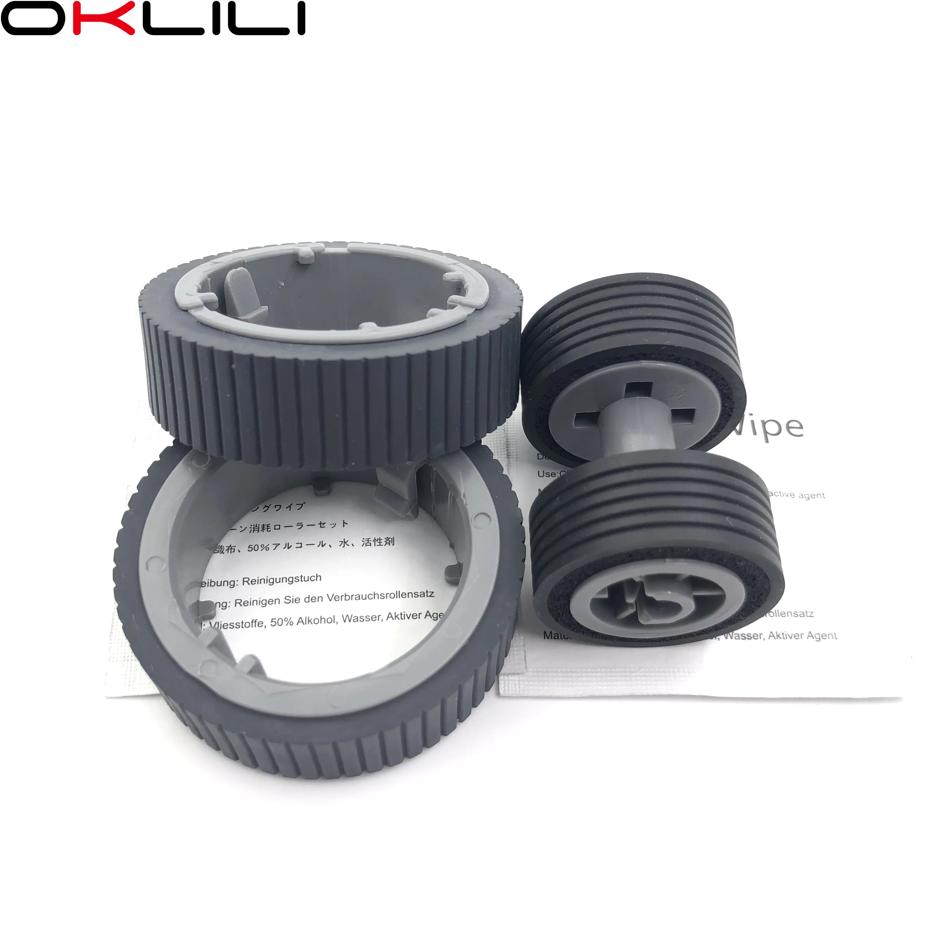 1SET PA03670-0001 PA03670-0002 Consumable Kit Pick Roller Brake Roller Pickup Roller for Fujitsu fi-7160 fi-7260 fi-7180 fi-7280