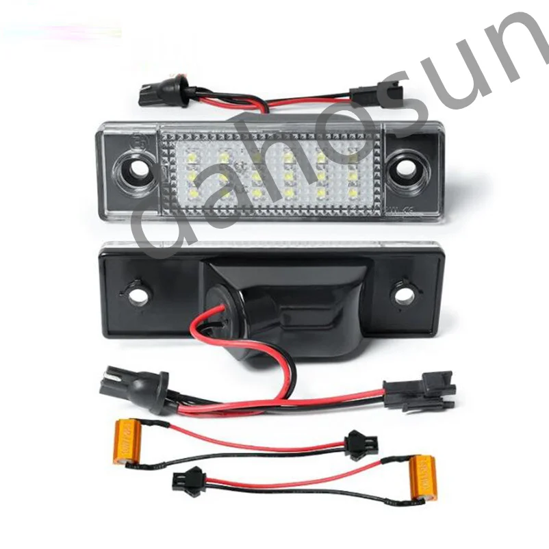 

2Pcs Dahosun White LED Number Plate Light Compatible with Chevy Cruze 2009-up Canbus Error Free Rear Tag Lamp