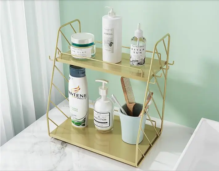 

Bathroom Desktop Shelf Storage rack Washing Table Shelf Table Skin Care Cosmetic Storage Box