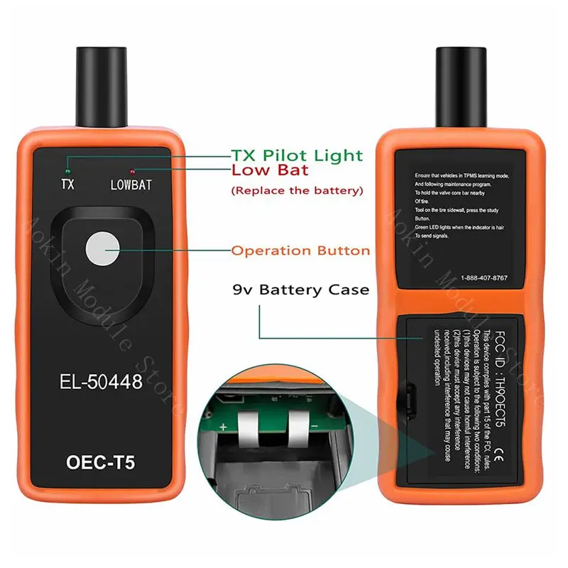 Strumento di rilavorazione TPMS per GM OEC T5 Super EL-50448 strumento di attivazione del ripristino del sensore del Monitor della pressione dei