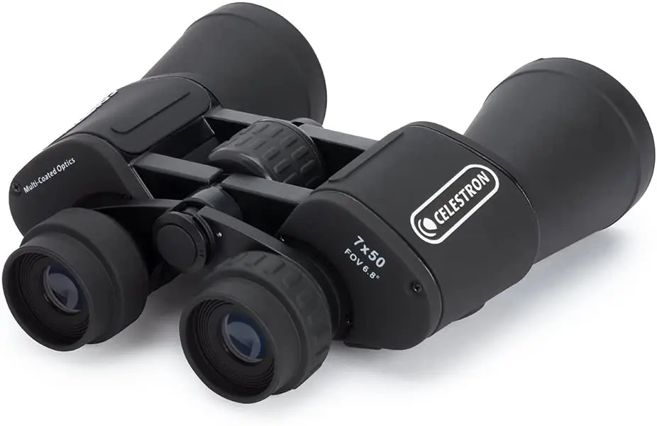 Celestron - 7x50 Bincoulars - Beginner Astronomy Binoculars - Large 50mm Objective Lenses - Wide Field of View 7x Magnification - view 3