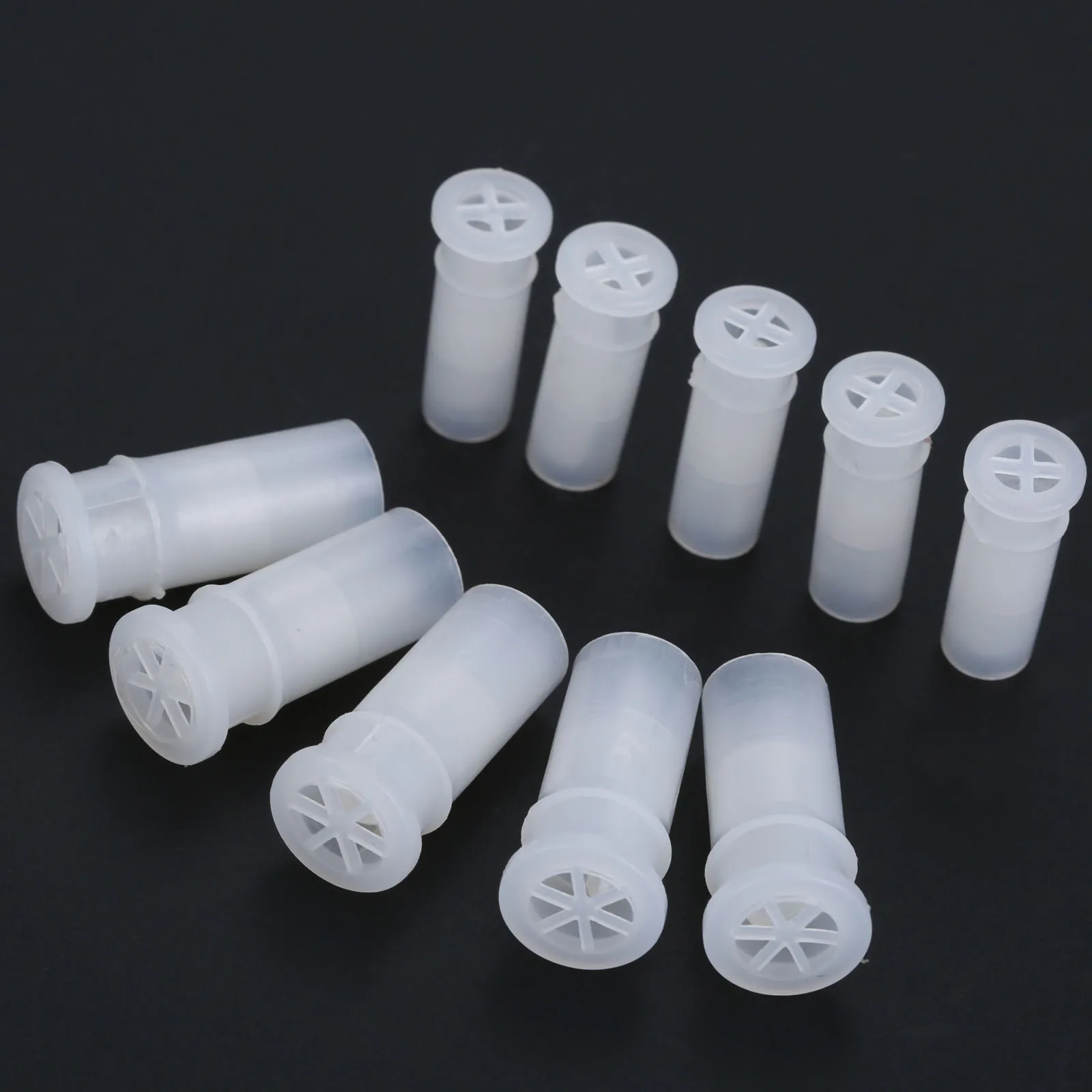 100pcs Toy Noise Maker Insert Squeaker Reed Plastic Dog Cat Shoe DIY Doll Repair Fix Pet Baby Craft replacement 15mm/17mm White