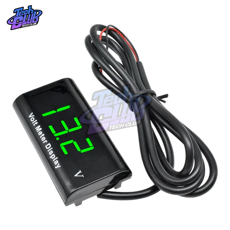 DC 8-18V IPX6 Digital Voltmeter 12V Car Boat Motorcycle  0.56inch LED Display Volt Voltage Meter Mini Tester Panel