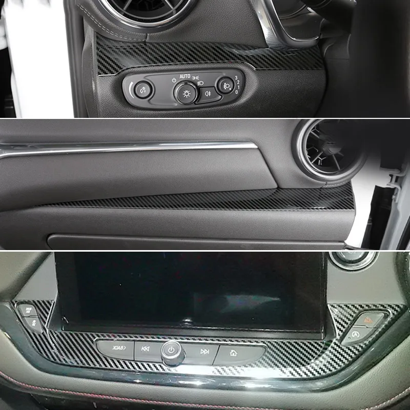 Car Center Console Cover Strip Sticker Button Control Panel Interior Decoration Parts Accessories For Chevrolet Blazer 2022-2020