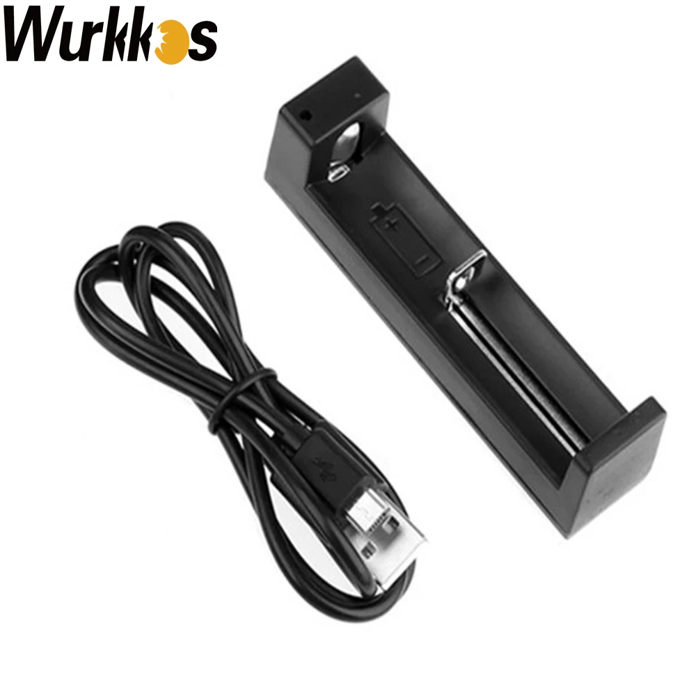 Wurkkos Battery Charger for Li-ion 18650 21700 14500 Rechargeable Battery Universal Charger USB Charger For Battery