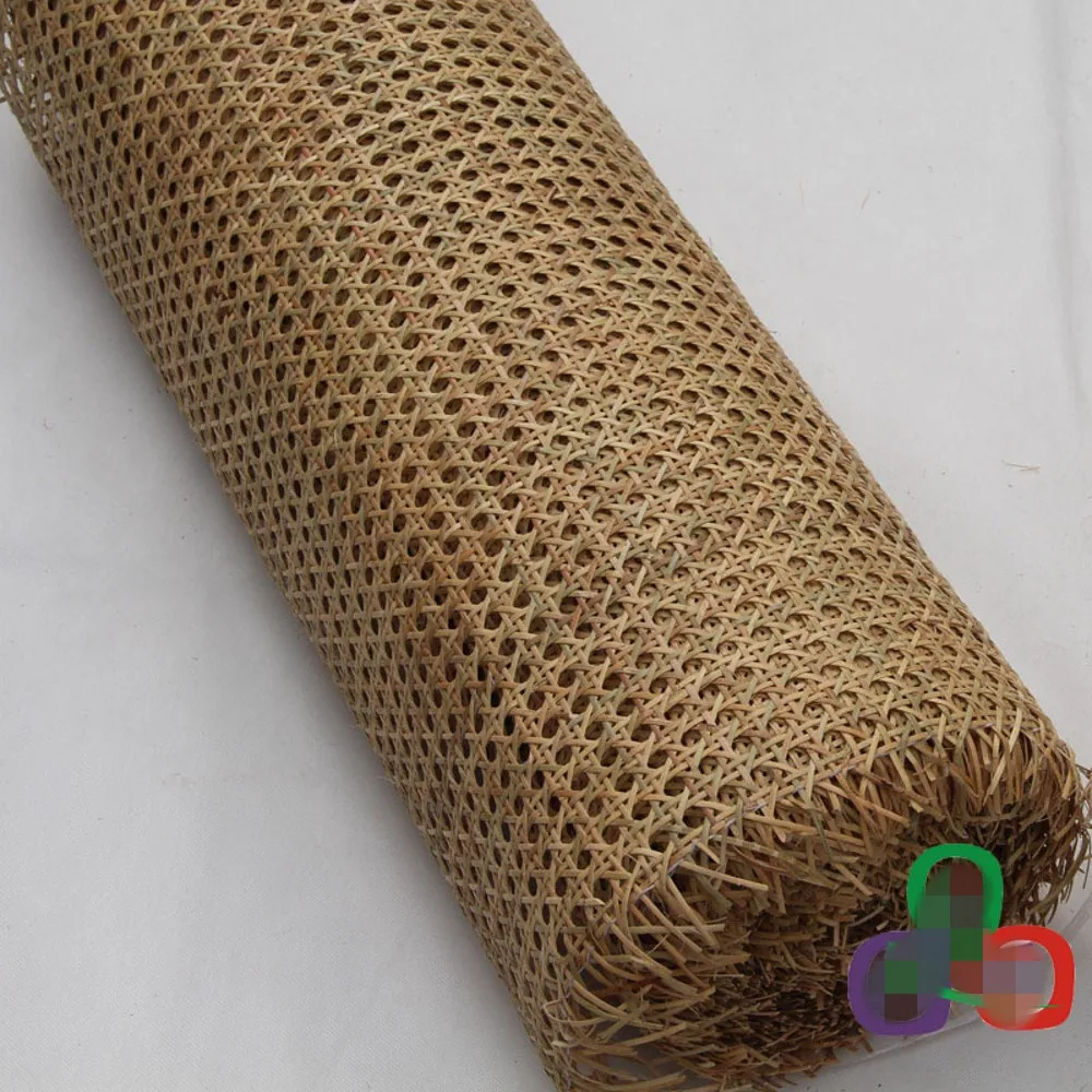 

49.2 Feets/Roll Natural Indonesian Real Rattan Wicker Cane Webbing Furniture Chair Table Ceiling Background Wall Decor Accessory