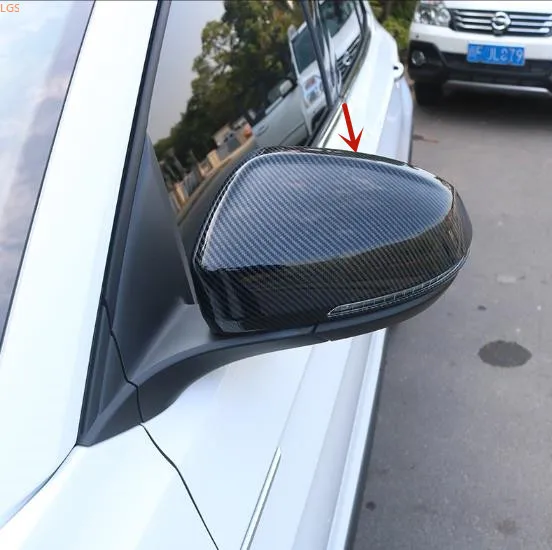 For Volkswagen T-CROSS 2018 2019 2020 ABS Chrome Rearview mirror decoration cover Anti-Rub protection Decoration car accessories