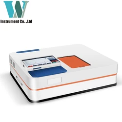 CE ROHS 190-1100nm Adjustable Spectrum With USB English Software Touch Screen Real Dual Double Beam UV-visible Spectrophotometer